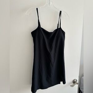 Gilly Hicks Womens Active Exercise Dress with Build In Shorts Black Size Small